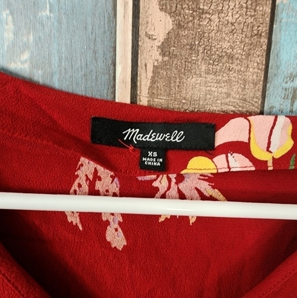 Madewell Novel Dress in Bird of Paradise. - Picture 5 of 6